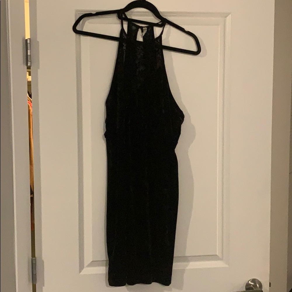 Velvet Black Dress